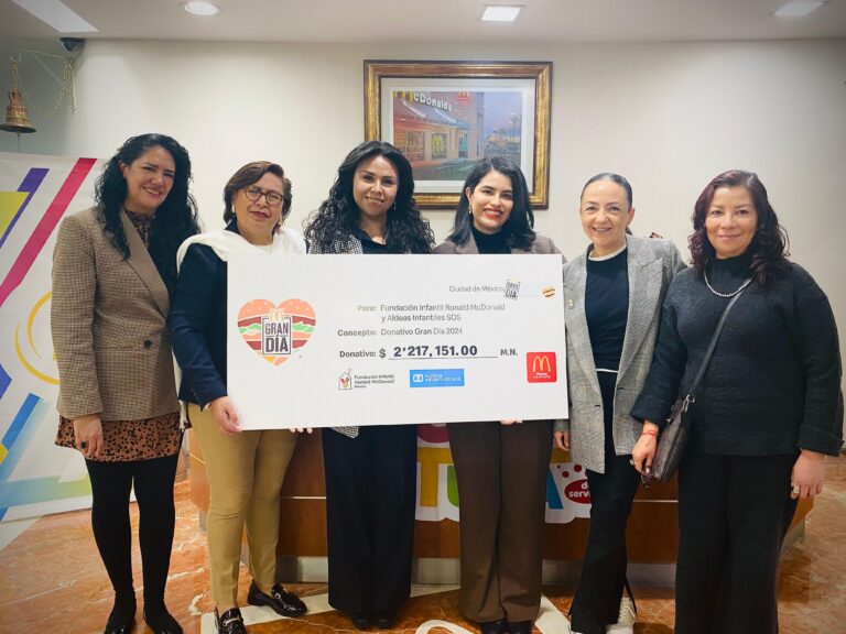 La Fundación Infantil Ronald McDonald México entrega importante donativo