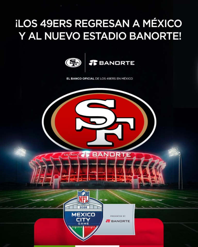 San Francisco 49ers jugarán el partido de la NFL en la Ciudad de México