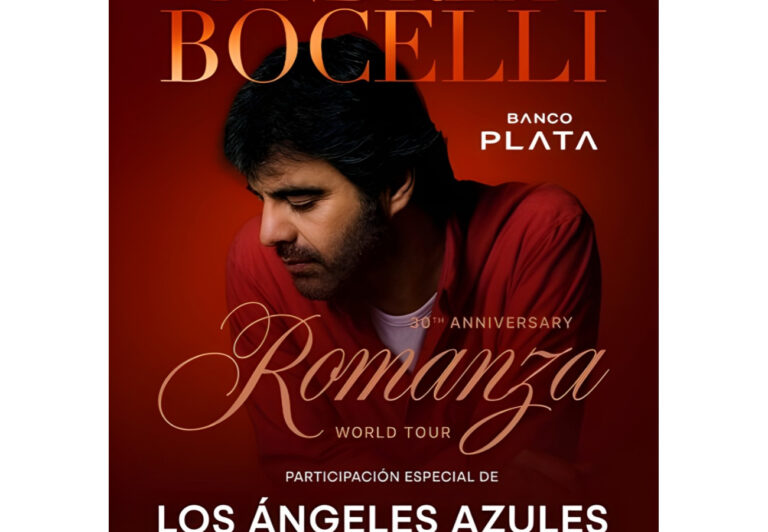 Banco Plata a los invitados especiales al concierto de Andrea Bocelli