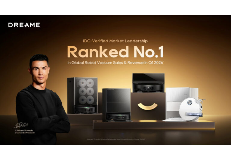Dreame la marca No. 1 en ventas de aspiradoras robot a nivel mundial