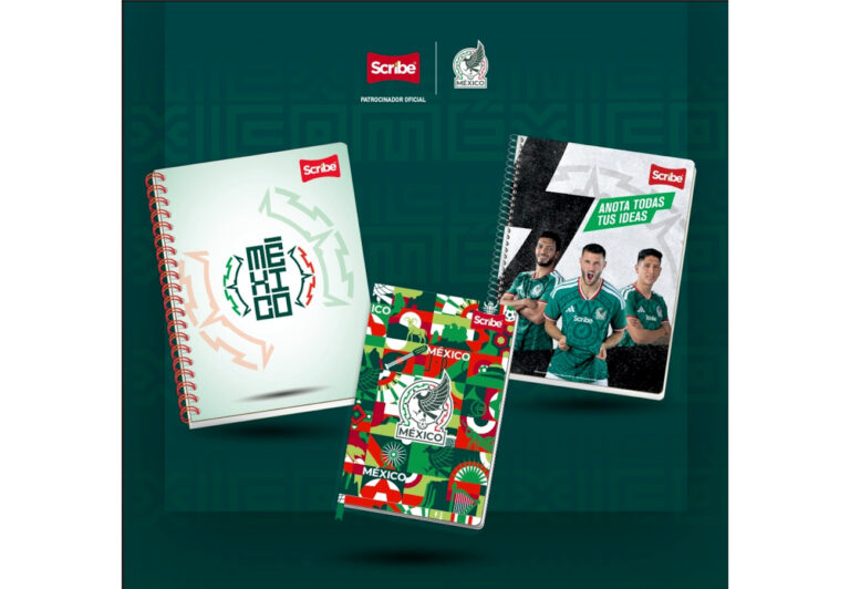 Scribe lanza su nueva línea de cuadernos edición Selección Nacional de México